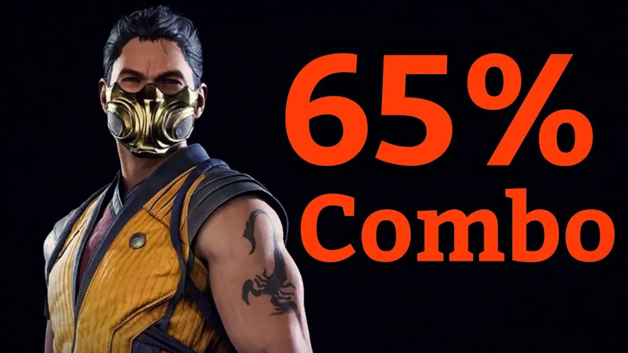 Mortal Kombat 9 - Scorpion - 65% Combo - MK1 Skin