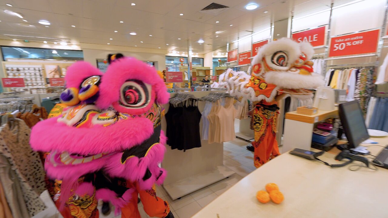 Lion Dance Chinese New Year Southlands Boulevarde Sussan Perth Australia