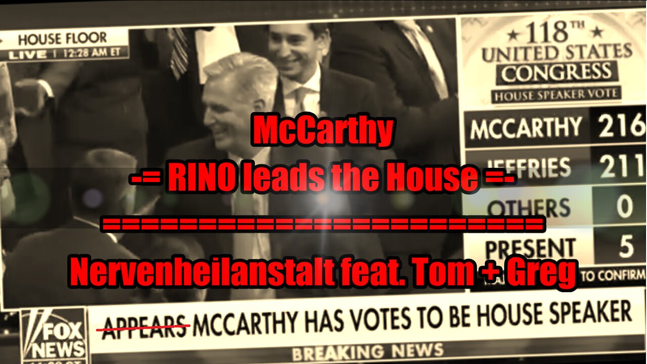 McCarthy - RINO leads the House | NHA Clips #17