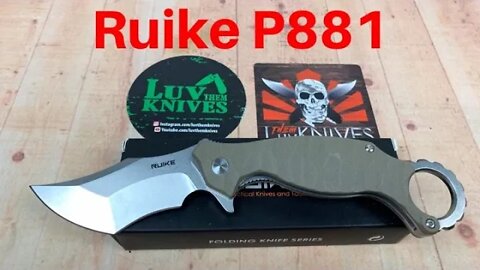 Ruike P881 Folding Karambit / Includes Disassembly