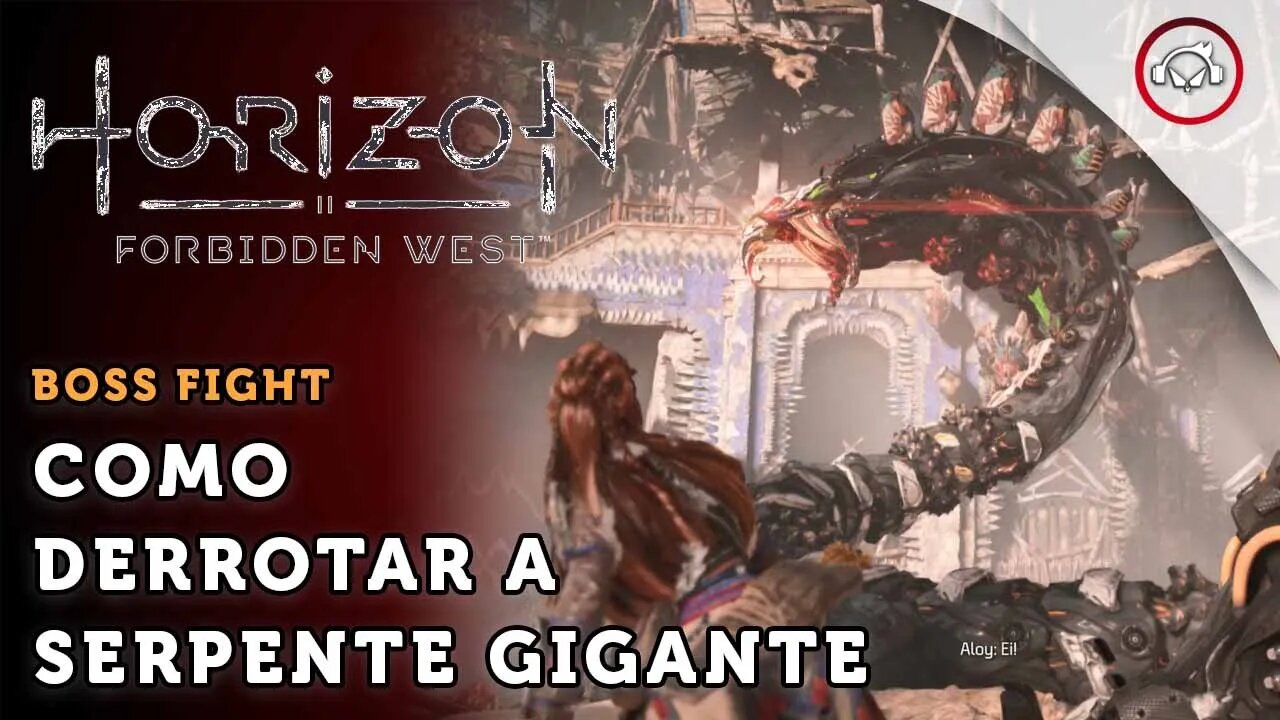 Horizon Forbidden West, Boss Fight, Como derrotar a serpente gigante | super dica PT-BR