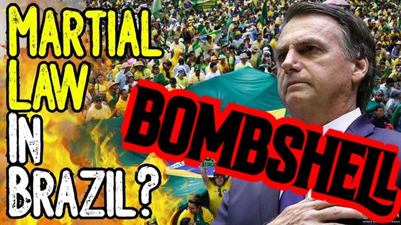 BOMBSHELL: MARTIAL LAW IN BRAZIL? - Military DEPLOYED!