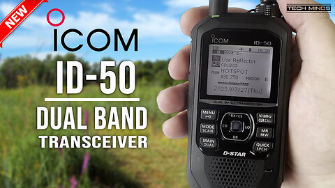 The NEW ICOM ID-50 - Overview of features and hands on testing