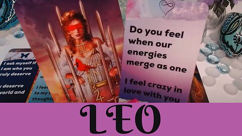 LEO♌ 💖I FEEL CRAZY IN LOVE W/YOU!😲🪄THEY'VE HELD BACK UNTIL NOW💘 LEO LOVE TAROT💝