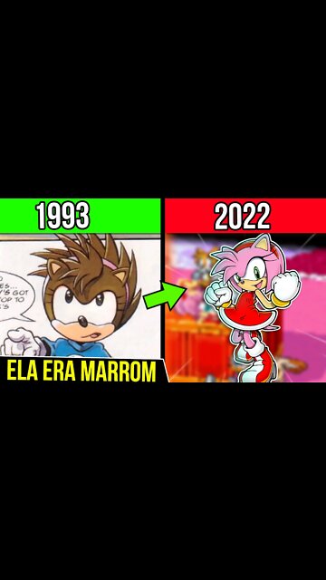 ORIGEM SECRETA da Amy Rose no SONIC the Hedgehog #shorts