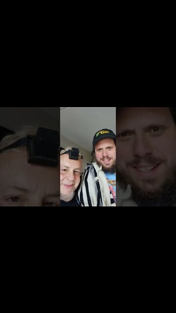 davening with tefillin at Monster Bash