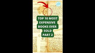 Top 10 Most Expensive Books Ever Sold Part 2