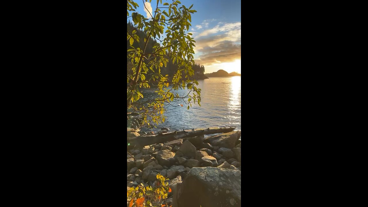 Canada BC sunset view