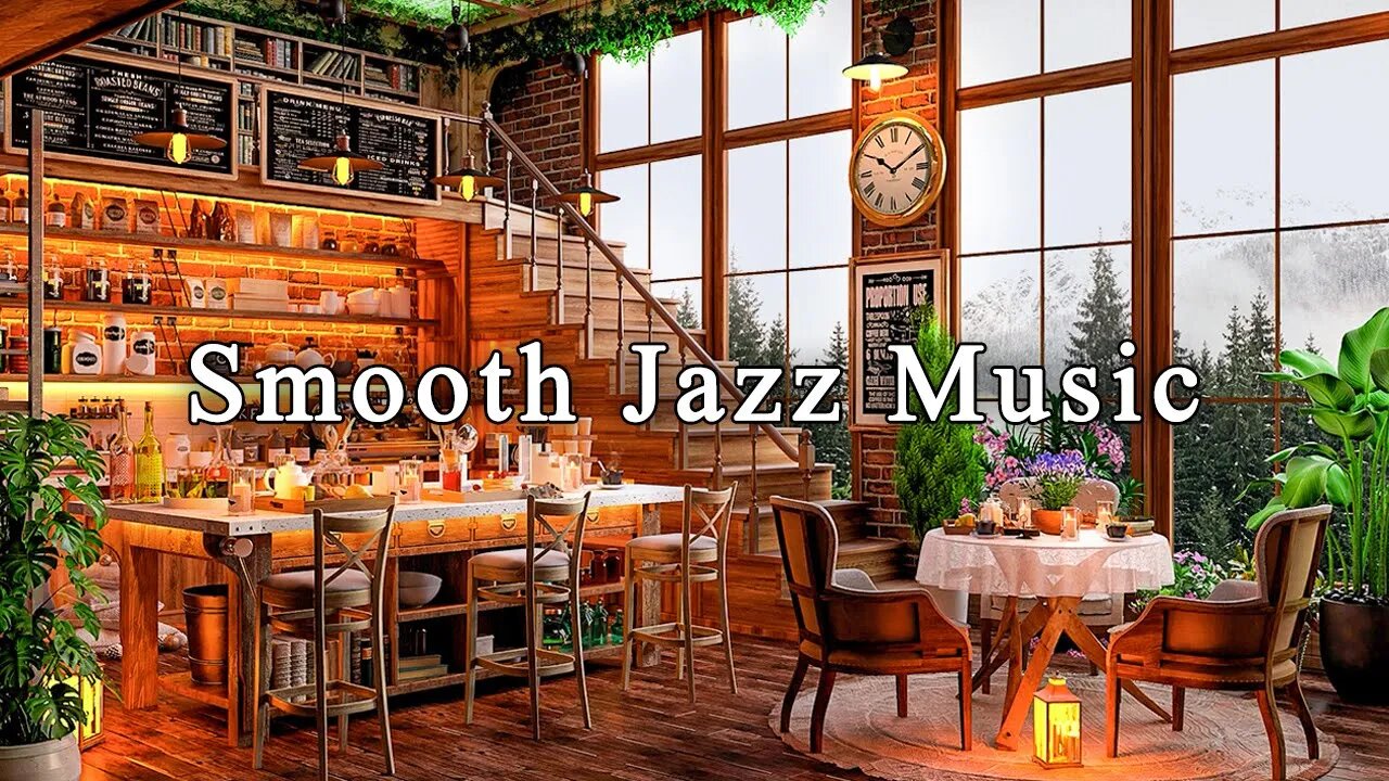 Cozy Coffee Shop Ambience ☕ Relaxing Jazz Instrumental Music ~ Smooth Jazz Music | Background Music