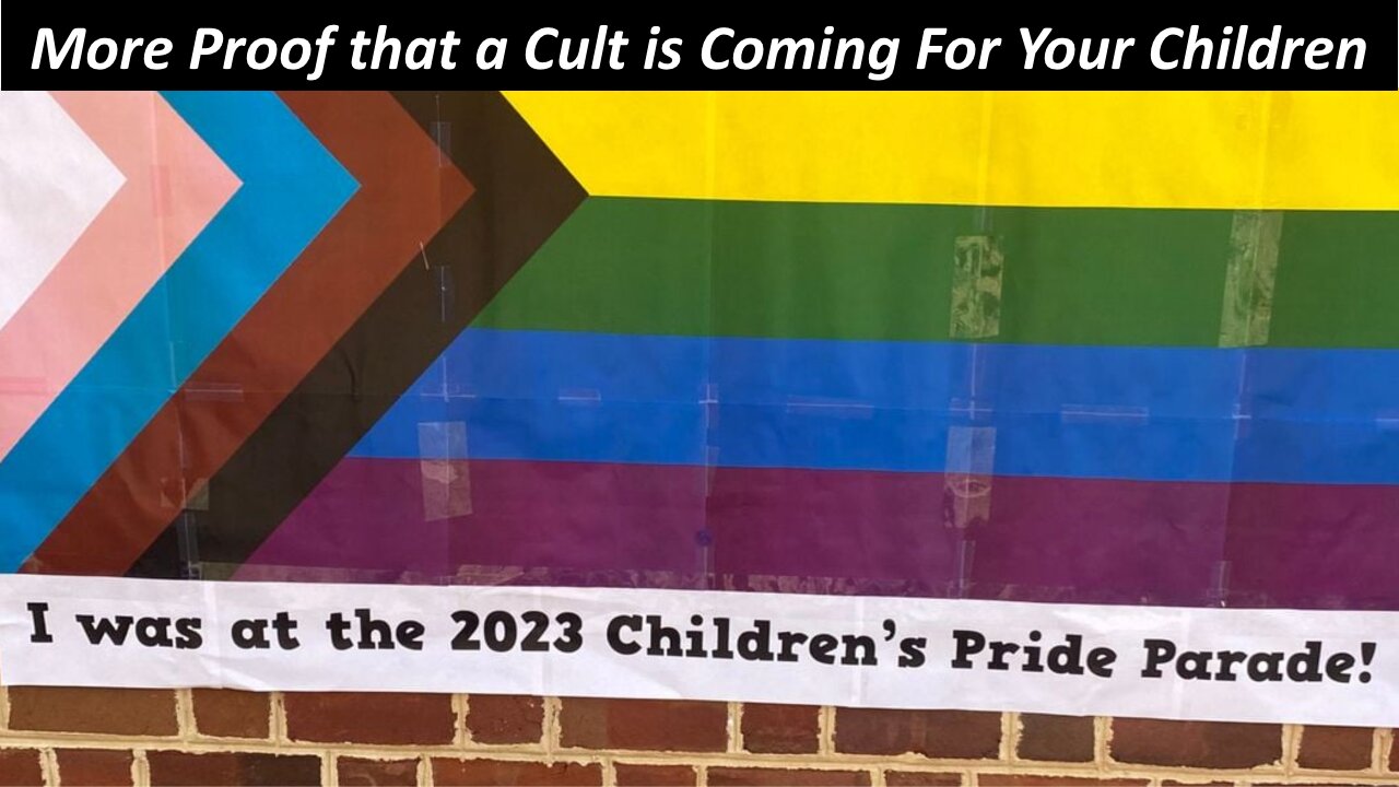 More Proof that a Cult is Coming For Your Children