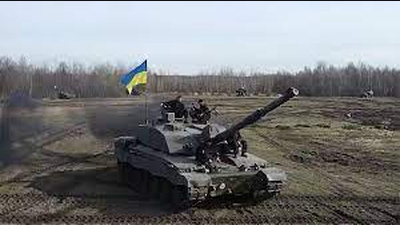 Destrucción de un tanque de la OTAN/Ucrania en la zona de Novomikhailovka