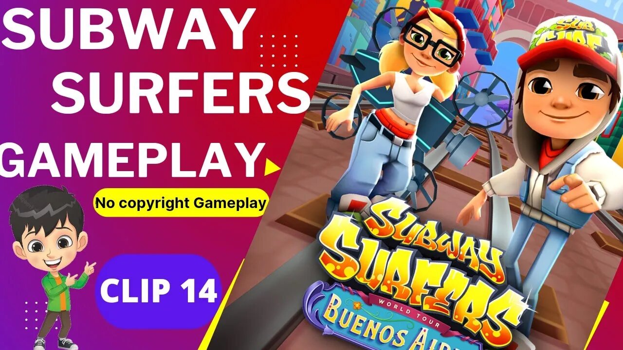 Subway Surfers Gameplay 🏃‍♂ No Copyright Gameplay 🏃‍♂ #subwaysurfers #gaming @Mixrootgaming clip 14