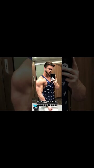 Salty burger and fries gives a good pump