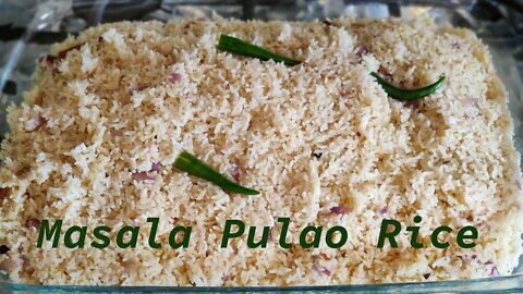 Masala Pulao Rice || ভিন্ন স্বাদের মাসালা পোলাও