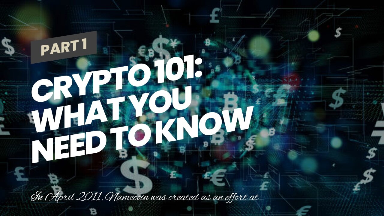 Crypto 101: What you need to know - CNN for Dummies