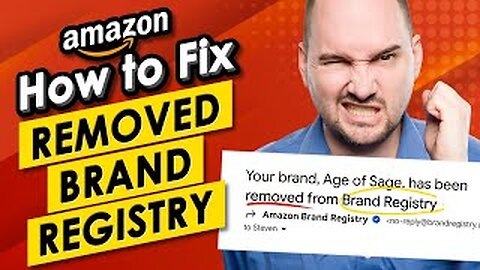 [Solution] Your brand, Age of Sage, has been removed from Brand Registry