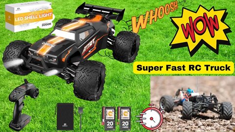 Fast Rc 4WD Truck: Nothing but pure driving Action! DEERC 9000E
