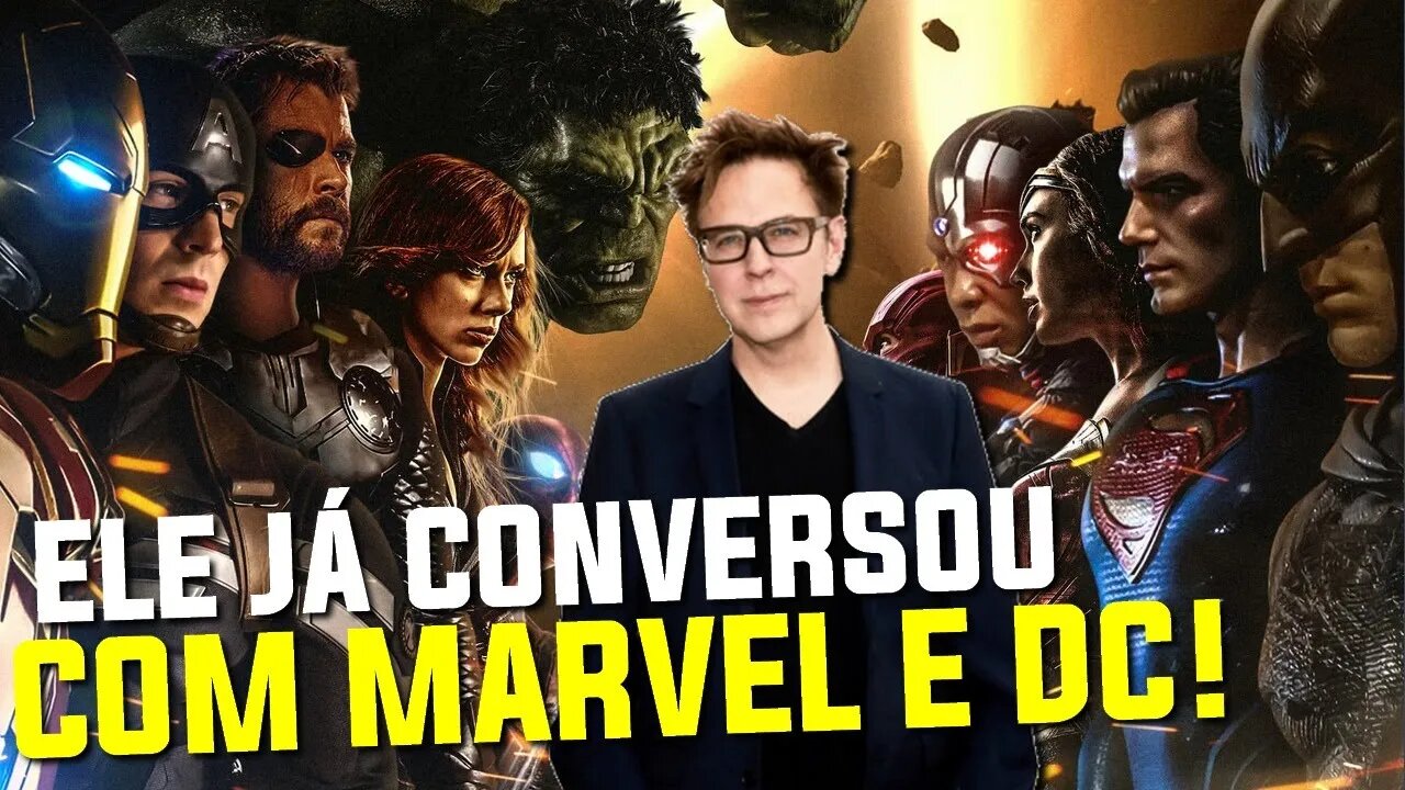 CROSSOVER MARVEL E DC COM JAMES GUNN! PODE ACONTECER?