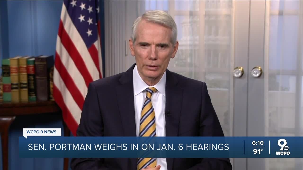 Senator Portman says he wishes Jan. 6 committee was truly bipartisan