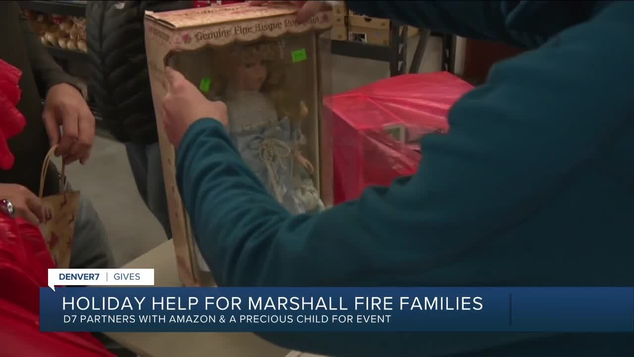 Denver7 teams up to help Marshall Fire families with special holiday event- Mon 5AM & 6AM