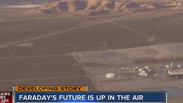 Work stops at Faraday Future factory site outside Las Vegas