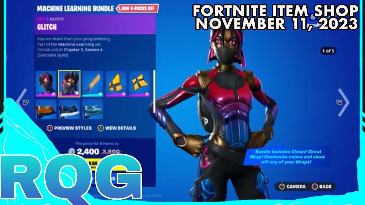 MACHINE LEARNING SET IS BACK! FORTNITE ITEM SHOP (November 11, 2023)