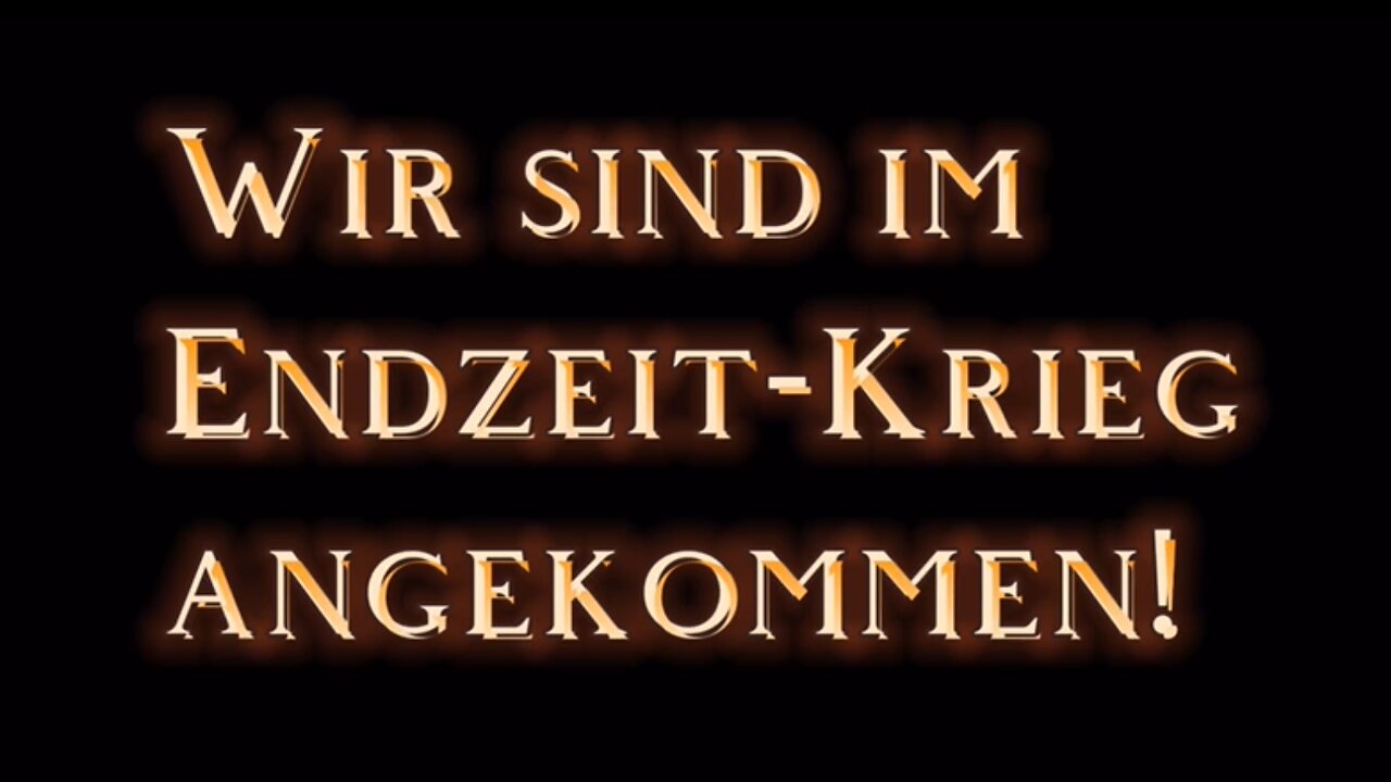 Wir sind im Endzeit-Krieg angekommen