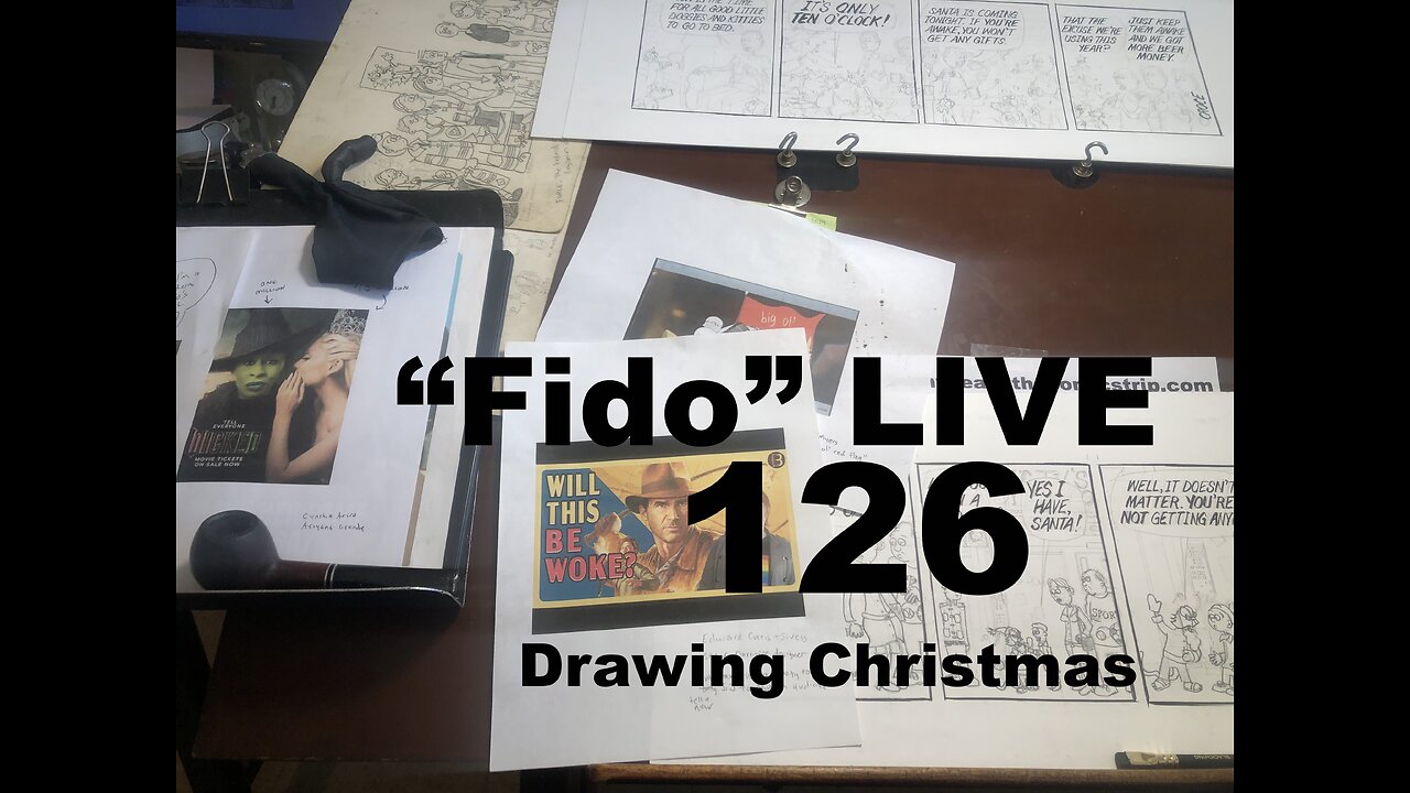 "Fido" LIVE 126: Drawing Christmas