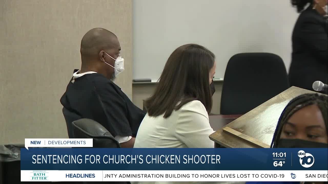 Church's Chicken shooter sentenced to prison