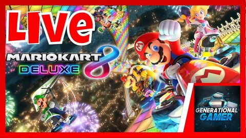 Mario Kart 8 - Live on Nintendo Switch - Come join!