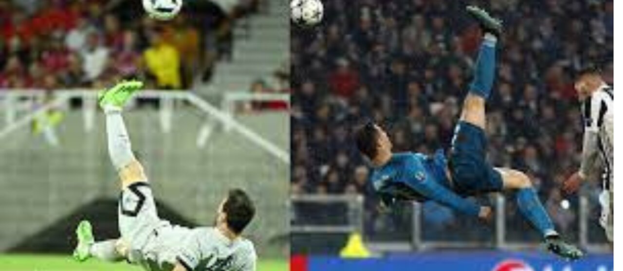 Ronaldo bicycle kick VS Messi bicycle kick🔥💪 2023