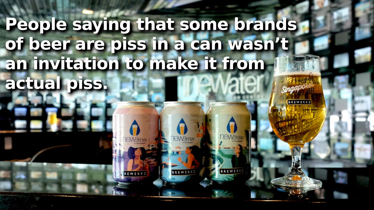 It Isn’t Bad Enough They Want Us to Eat Bugs. Now They Want Us to Drink Beer Made From Recycled Piss