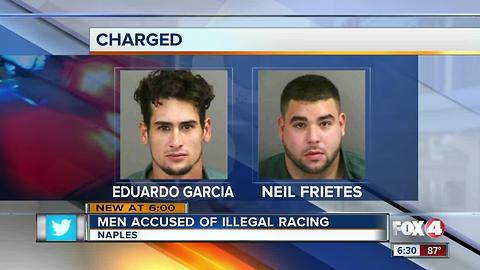 Two Naples men charged with racing at speeds up to 130mph on I-75