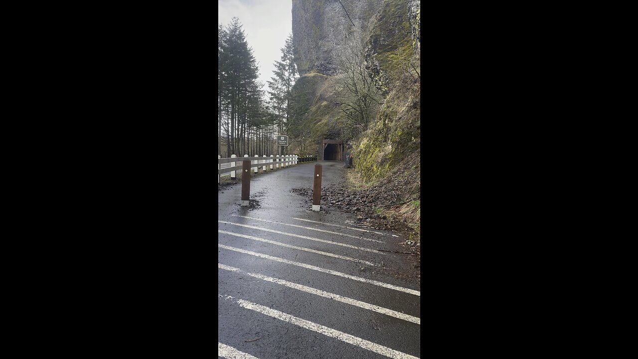 Old tunnel near multnomah falls