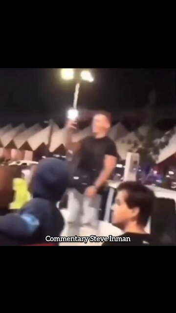 He thought they were cheering for him. He thought wrong.