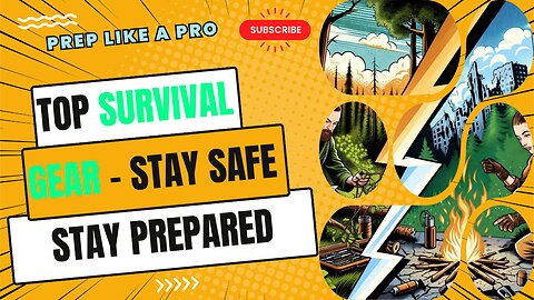 Prep Like a Pro: Top Survival Gear - Stay Safe, Stay Prepared!