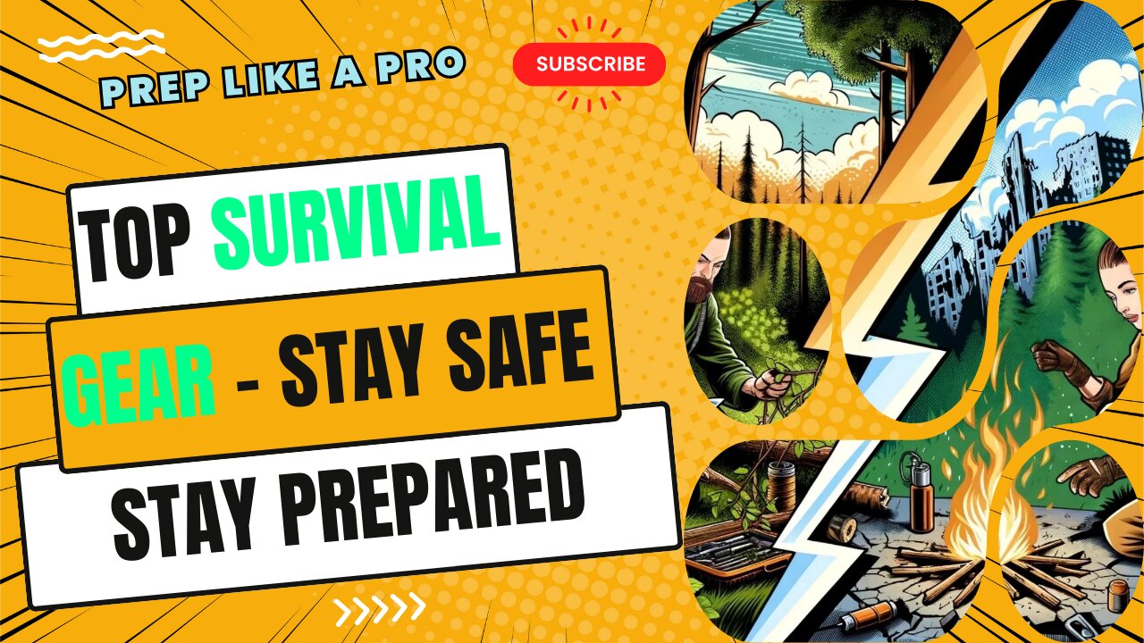 Prep Like a Pro: Top Survival Gear - Stay Safe, Stay Prepared!