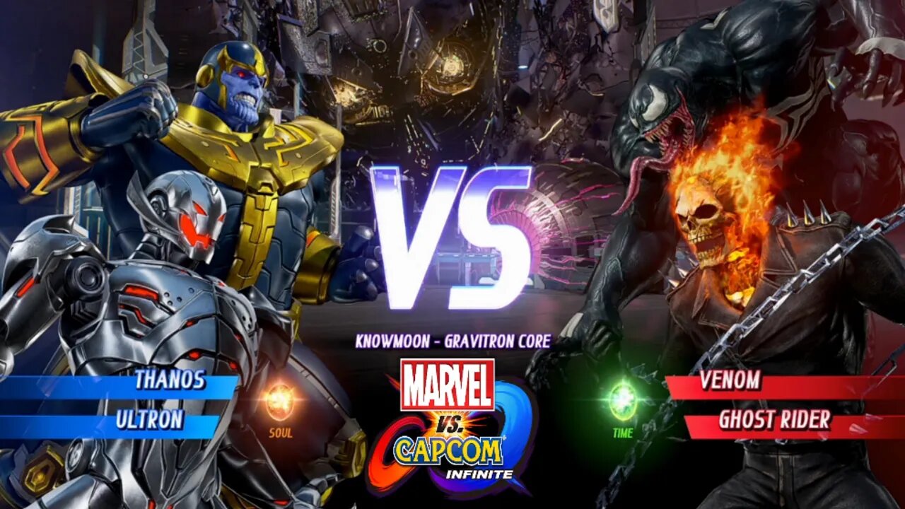 Thanos & Ultron VS Venon & Motoqueiro Fantasma Marvel vs Capcom Infinite