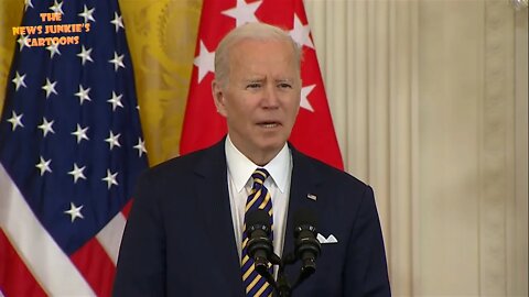 Biden: "We agreed we would take one question, and I will recognize someone first..." from a list.