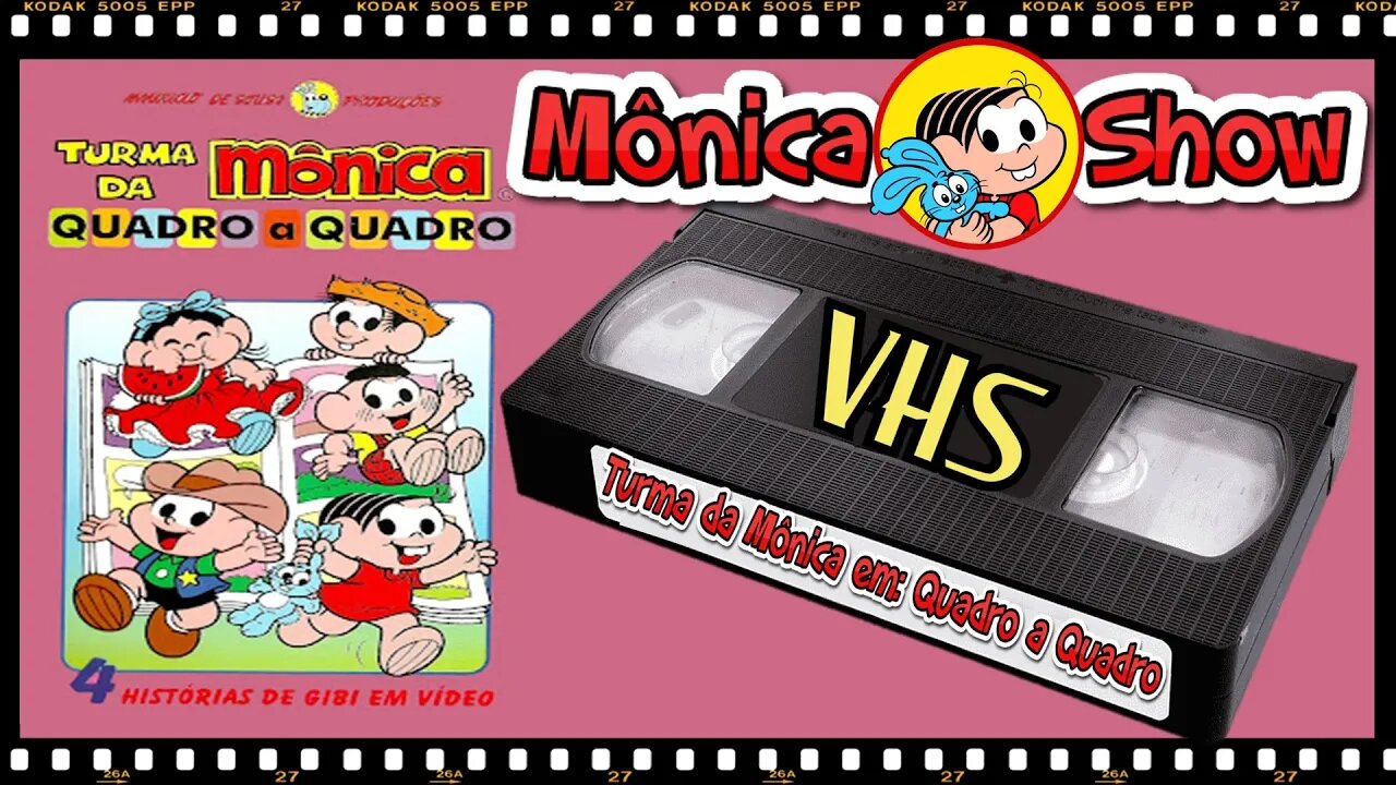 🔴Turma da Mônica Quadro a Quadro (1996)| Desenho Animado Antigo Em VHS da Turma da Mônica | 2022