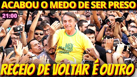 Bolsonaro não sabe quando volta, mas não é por medo de ser peso