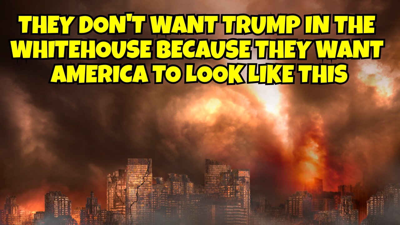 THEY DON'T WANT TRUMP IN THE WHITEHOUSE BECAUSE THEY WANT AMERICA TO BE A 3RD WORLD COUNTRY