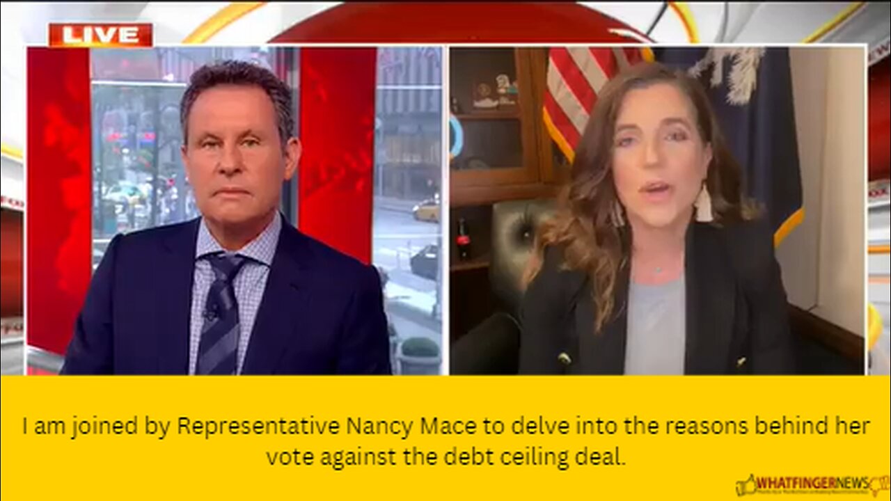 I am joined by Representative Nancy Mace to delve into the reasons behind her vote