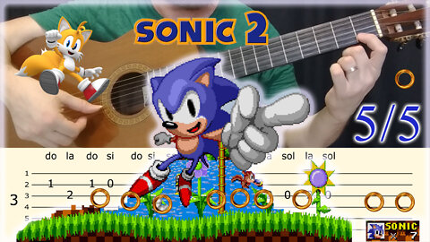 Sonic - Green Hill Zone 5/5 - Guitar Duo Tutorial