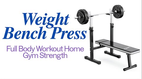 This Adjustable Weight Bench Will Transform Your Workouts!