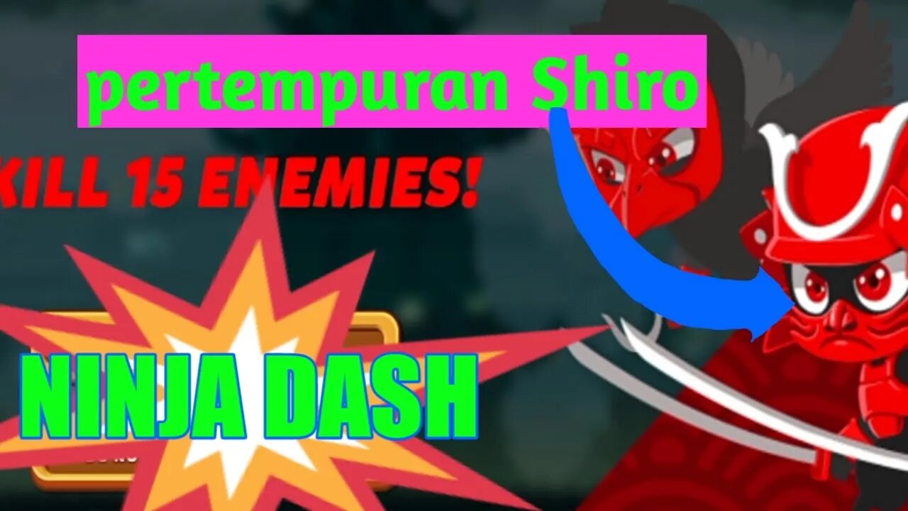 Challenge 1 Shiro Sampai dibunuh Boss di level 6 | Ninja Dash