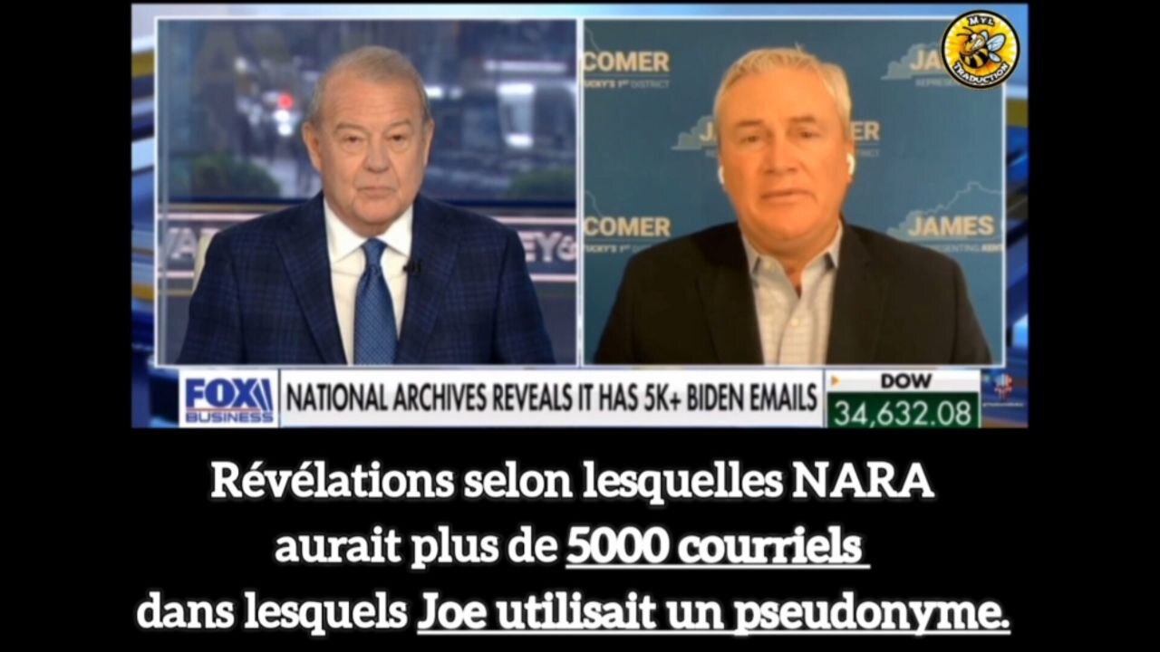 Le NARA aurait plus de 5 000 courriels dans lesquels Joe utilisait un pseudonyme.