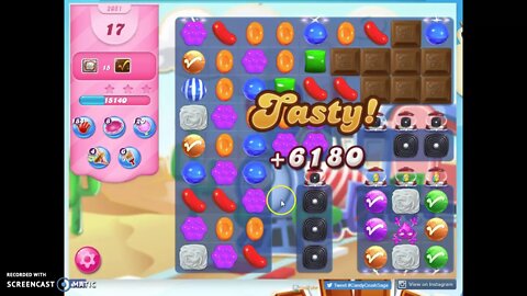 Candy Crush Level 2051 Audio Talkthrough, 3 Stars 0 Boosters