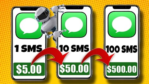 Esses Robôs Pagam $5,00 No PayPal Para Cada SMS Que Você Recebe No Celular [Ganhar Dinheiro Online]