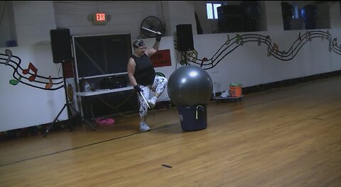 10:35 (Cardio Drumming with Michelle)